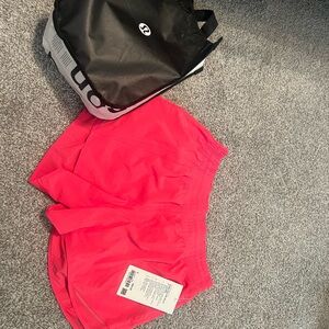 lululemon athletica Hotty Hot HR Sort 4” lined Women's Hot Pink Shorts NWT